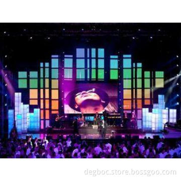 Full Color Electronic Led Curtain Display with 1024 Pixels